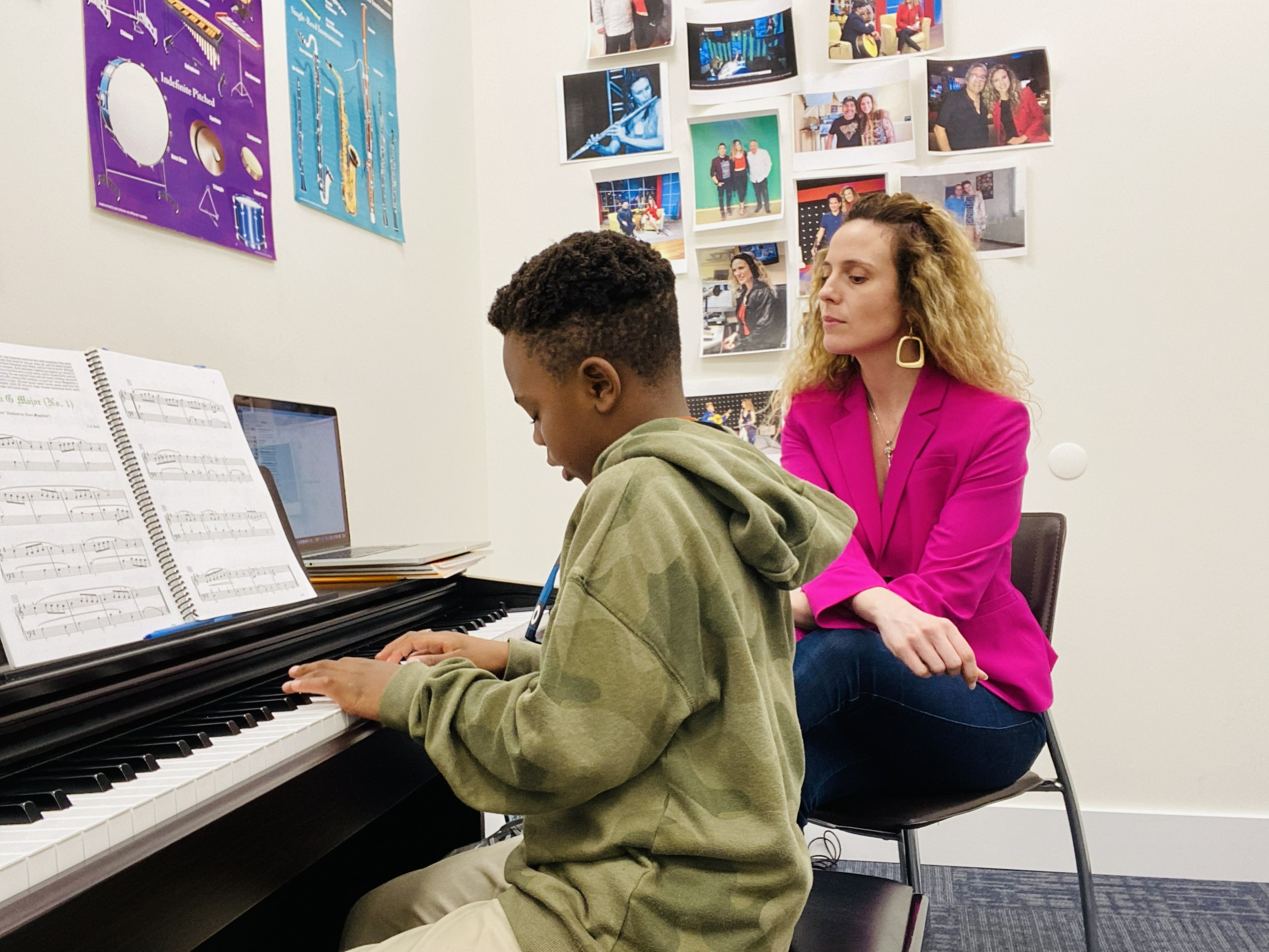 Flute lesson at ABA Music Studio