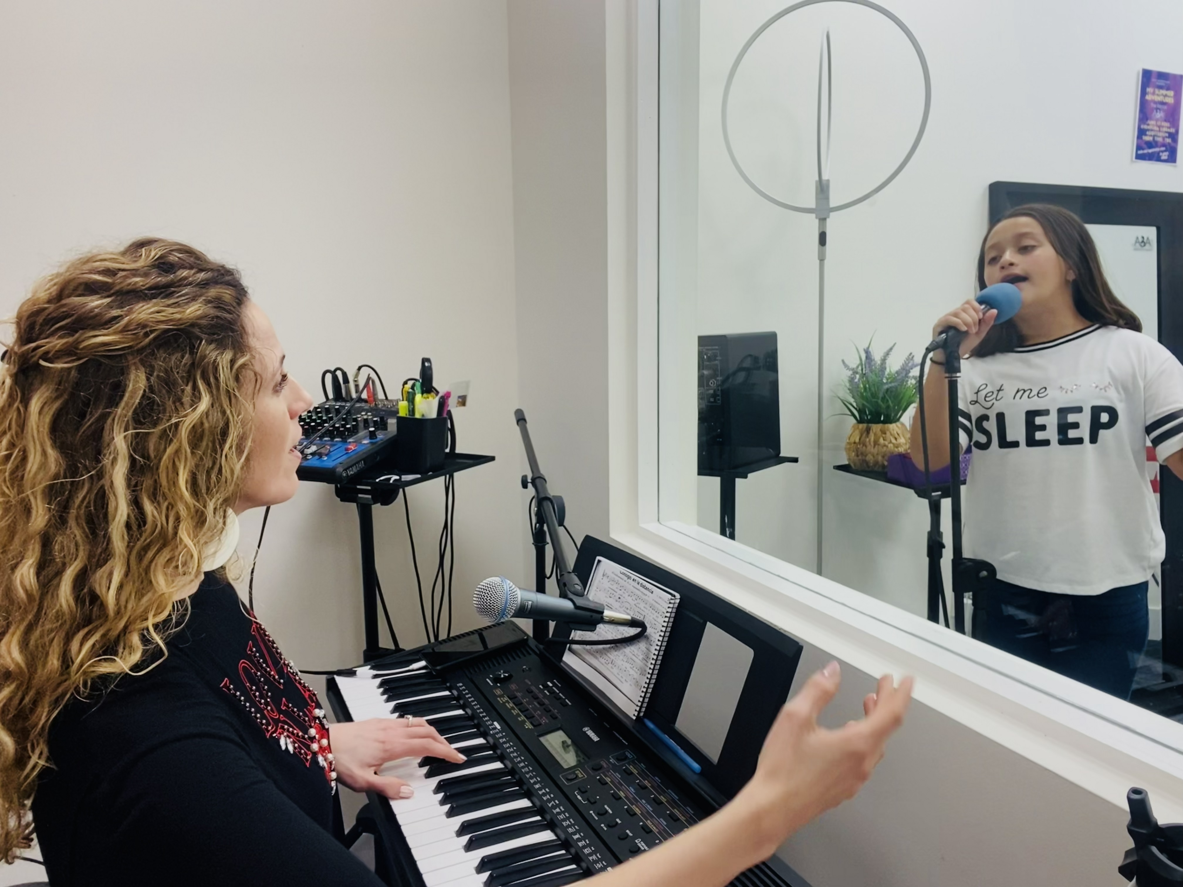 Instrument lesson at ABA Music Studio